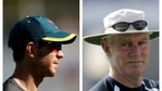 Tim Paine and Greg Chappell. Tim Paine and Greg Chappell.
