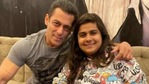 Salman Khan with Pista Dhakad. Salman Khan with Pista Dhakad.