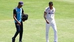 India's Navdeep Saini, right, walks with a trainer from the field after injuring his leg while bowling during play on the first day of the fourth cricket test between India and Australia at the Gabba, Brisbane, Australia, Friday, Jan. 15, 2021. (AP Photo/Tertius Pickard)(AP) India's Navdeep Saini, right, walks with a trainer from the field after injuring his leg while bowling during play on the first day of the fourth cricket test between India and Australia at the Gabba, Brisbane, Australia, Friday, Jan. 15, 2021. (AP Photo/Tertius Pickard)(AP)