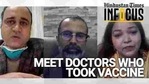 Dr Atul Peters and Dr Anil Dhar were vaccinated on Day 1 of campaign (HT) Dr Atul Peters and Dr Anil Dhar were vaccinated on Day 1 of campaign (HT)
