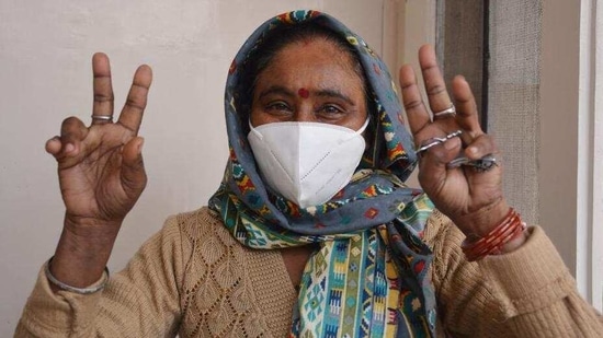When asked if she felt afraid, Saroj Bala said, “No, there was no fear.” When asked if she felt afraid, Saroj Bala said, “No, there was no fear.”