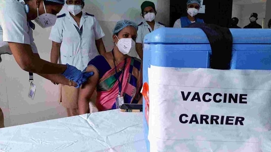 States have been given a free hand to increase the number of session sites, if needed, as a single site cannot administer the vaccine to more than 100 beneficiaries in a day. States have been given a free hand to increase the number of session sites, if needed, as a single site cannot administer the vaccine to more than 100 beneficiaries in a day.