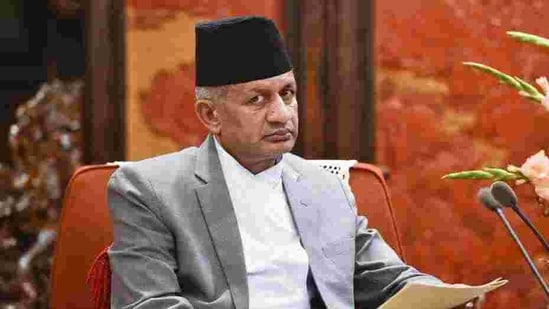Foreign minister Pradeep Gyawali is the senior-most Nepalese leader to visit India in more than a year after the Covid-19 outbreak. (HT PHOTO).
