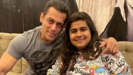 Salman Khan with Pista Dhakad.