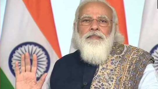 PM Modi said the coronavirus disease kept people away from their families.(ANI/Twitter) PM Modi said the coronavirus disease kept people away from their families.(ANI/Twitter)