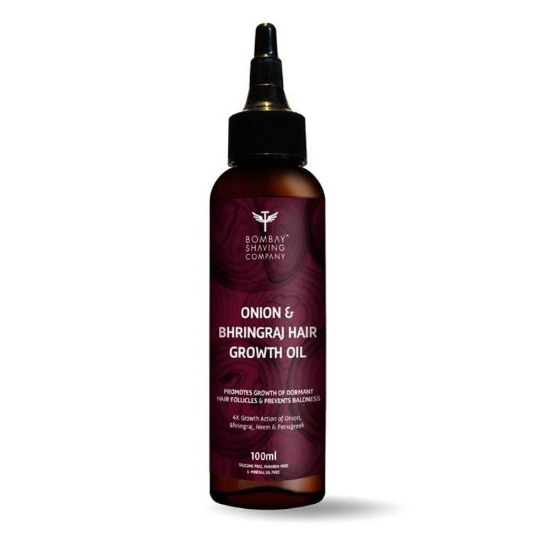 Onion and Bhringraj hair growth oil by Bombay Shaving Company Onion and Bhringraj hair growth oil by Bombay Shaving Company