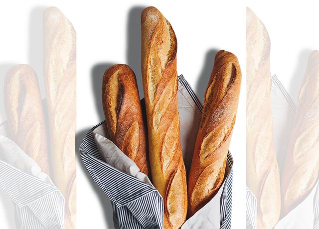 The baguette was invented in the bakeries of Paris after the First World War.