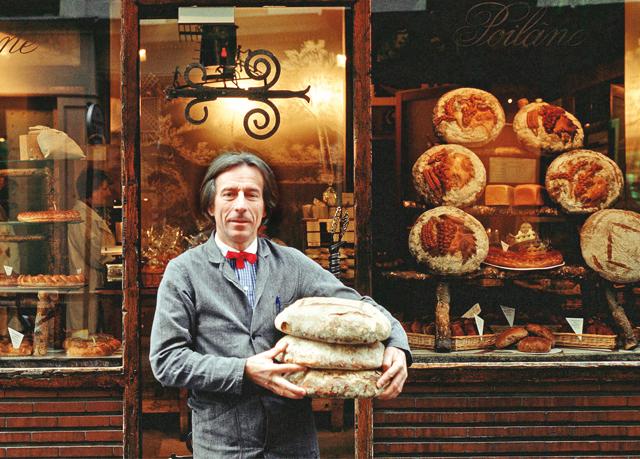 The revival of sourdough bread was closely associated with French baker Lionel Poilâne.