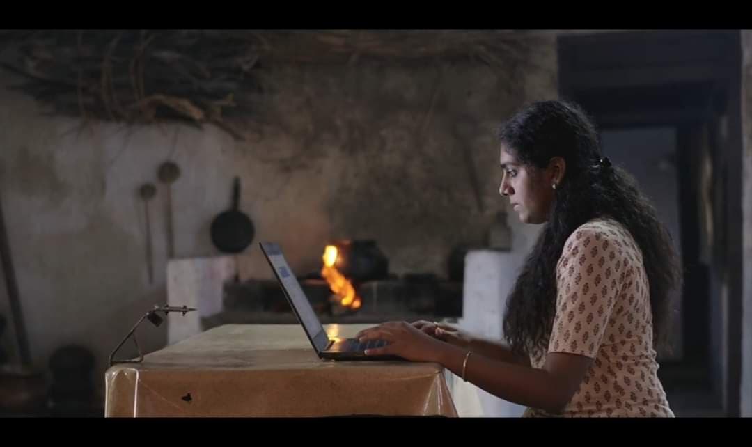 Nimisha Sajayan aces her role a wife and daughter-in-law oppressed by patriarchy.