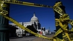 Washington is under a high state of alert ahead of Biden's Wednesday inauguration, after a mob of President Donald Trump's supporters stormed the Capitol on January 6.(AFP) Washington is under a high state of alert ahead of Biden's Wednesday inauguration, after a mob of President Donald Trump's supporters stormed the Capitol on January 6.(AFP)