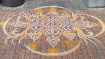 More than 1,800 individuals from across the US and many from India participated in the online initiative to create thousands of kolam designs to celebrate the historic event.(PTI) More than 1,800 individuals from across the US and many from India participated in the online initiative to create thousands of kolam designs to celebrate the historic event.(PTI)