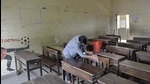 Barring Mumbai, schools in other parts of the state reopened for students of Classes 9 to 12 from November 23. (HT FILE ) Barring Mumbai, schools in other parts of the state reopened for students of Classes 9 to 12 from November 23. (HT FILE )