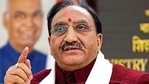 Ramesh Pokhriyal ‘Nishank’ was conferred with the "Sahitya Gaurav Samman"(HT Photo) Ramesh Pokhriyal ‘Nishank’ was conferred with the "Sahitya Gaurav Samman"(HT Photo)