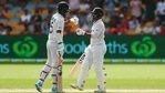 Washington Sundar (L) and Shardul Thakur during their partnership. (Getty Images) Washington Sundar (L) and Shardul Thakur during their partnership. (Getty Images)