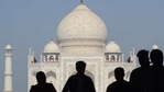 The livelihood of people who are dependent on the Taj Mahal has also hit hard.(PTI) The livelihood of people who are dependent on the Taj Mahal has also hit hard.(PTI)