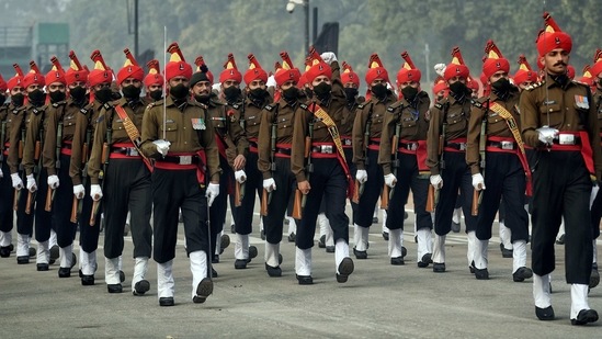 The size of the marching contingents from the armed forces and the paramilitary will be smaller. (ANI) The size of the marching contingents from the armed forces and the paramilitary will be smaller. (ANI)