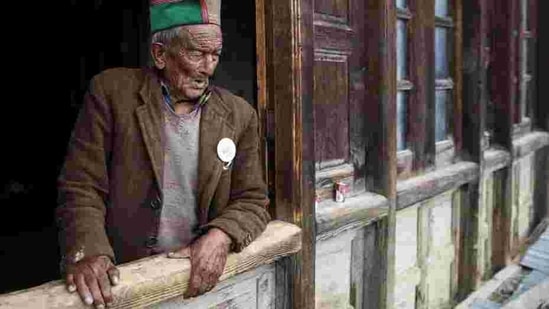 Shyam Saran Negi, 102, independent India’s first voter who has participated in all elections since 1951, looks out from his house ahead of the final phase. The election was also being seen as a referendum on Prime Minister Narendra Modi, after losses to regional parties in key state elections indicated waning support and a possibility of serious completion in this election. (Cheena Kapoor / REUTERS) Shyam Saran Negi, 102, independent India’s first voter who has participated in all elections since 1951, looks out from his house ahead of the final phase. The election was also being seen as a referendum on Prime Minister Narendra Modi, after losses to regional parties in key state elections indicated waning support and a possibility of serious completion in this election. (Cheena Kapoor / REUTERS)