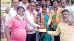 Winning candidates celebrate by cutting a cake near a counting station in Kalyan west on January 18. (Rishikesh Choudhary/HT photo) Winning candidates celebrate by cutting a cake near a counting station in Kalyan west on January 18. (Rishikesh Choudhary/HT photo)