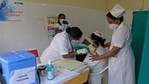 India is administering two vaccines as part of the first phase of Covid-19 immunisation covering roughly 30 million health care and other frontline workers.(AFP) India is administering two vaccines as part of the first phase of Covid-19 immunisation covering roughly 30 million health care and other frontline workers.(AFP)