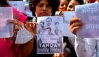 Supporters of India's ruling Bharatiya Janata Party (BJP) take part in a protest against a new web series 'Tandav', in Mumbai(AFP) Supporters of India's ruling Bharatiya Janata Party (BJP) take part in a protest against a new web series 'Tandav', in Mumbai(AFP)