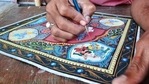 One of the oldest and most popular art forms of Odisha, the name 'Pattachitra' has evolved from the Sanskrit words 'patta' (canvas) and 'chitra' (picture).(ANI) One of the oldest and most popular art forms of Odisha, the name 'Pattachitra' has evolved from the Sanskrit words 'patta' (canvas) and 'chitra' (picture).(ANI)