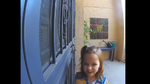 The image shows Allie Shroyer standing in front of the doorbell camera.(Facebook/@Kristen Shroyer) The image shows Allie Shroyer standing in front of the doorbell camera.(Facebook/@Kristen Shroyer)