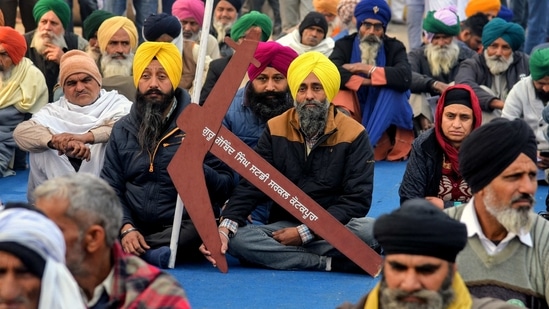 Farmers, mostly from the northern state of Punjab, fear that the removal of state support will make them vulnerable to market-driven price fluctuations.(ANI) Farmers, mostly from the northern state of Punjab, fear that the removal of state support will make them vulnerable to market-driven price fluctuations.(ANI)