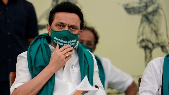Dravida Munnetra Kazhagam (DMK) party president M.K. Stalin.(AP) Dravida Munnetra Kazhagam (DMK) party president M.K. Stalin.(AP)