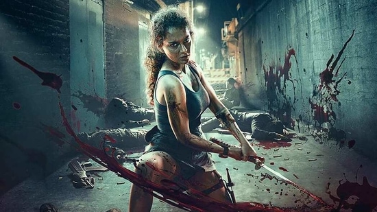 Kangana Ranaut has shared a new poster of her film, Dhaakad. Kangana Ranaut has shared a new poster of her film, Dhaakad.