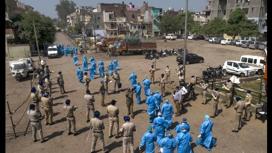 Bapu Dham Colony had emerged as one of the biggest virus hotspots in the region in May last year. (File photo) Bapu Dham Colony had emerged as one of the biggest virus hotspots in the region in May last year. (File photo)