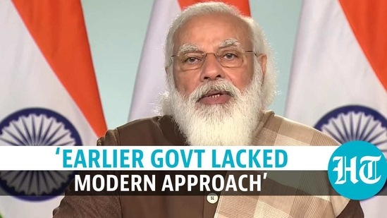 PM Modi performed 'Bhoomi Poojan' of Ahmedabad Metro Rail Project Phase-II and Surat Metro Rail Project PM Modi performed 'Bhoomi Poojan' of Ahmedabad Metro Rail Project Phase-II and Surat Metro Rail Project