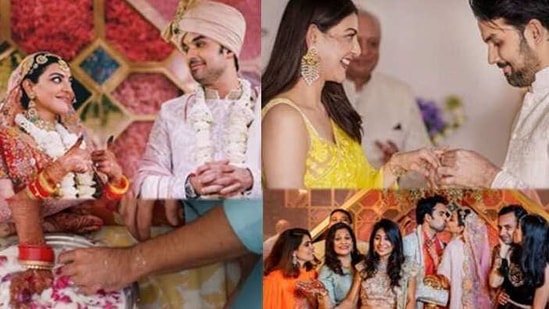 Kajal Aggarwal has shared many unseen pictures from her wedding. 