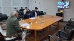 Uttarakhand Urban Development Minister Madan Kaushik at the video meeting with Union Finance Minister Nirmala Sitharaman on Tuesday.(HT PHOTO) Uttarakhand Urban Development Minister Madan Kaushik at the video meeting with Union Finance Minister Nirmala Sitharaman on Tuesday.(HT PHOTO)