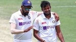 Mohammed Siraj of India, left, will walk alongside the Thangarasu Natarajan team during a match on day four of the fourth India-Australia cricket test at the Gabba, Brisbane, Australia, Monday, January 18 , 2021. (AP Photo / Tertius Pickard) (AP)