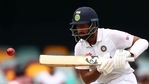 India's batsman Cheteshwar Pujara plays a shot on day five of the fourth cricket Test match between Australia and India at The Gabba in Brisbane on January 19, 2021. (Photo by Patrick HAMILTON / AFP) / --IMAGE RESTRICTED TO EDITORIAL USE - STRICTLY NO COMMERCIAL USE--(AFP) India's batsman Cheteshwar Pujara plays a shot on day five of the fourth cricket Test match between Australia and India at The Gabba in Brisbane on January 19, 2021. (Photo by Patrick HAMILTON / AFP) / --IMAGE RESTRICTED TO EDITORIAL USE - STRICTLY NO COMMERCIAL USE--(AFP)