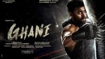 Varun Tej's Ghani poster. Varun Tej's Ghani poster.