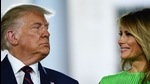 US First Lady Melania Trump smiles to US President Donald Trump at theWhite House on August 27, 2020 . (AFP file) US First Lady Melania Trump smiles to US President Donald Trump at theWhite House on August 27, 2020 . (AFP file)