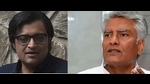 Republic TV editor-in-chief Arnab Goswami and (right) Punjab Congress president Sunil Jakhar. (HT file photo) Republic TV editor-in-chief Arnab Goswami and (right) Punjab Congress president Sunil Jakhar. (HT file photo)