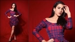 Sara Ali Khan slays season's hottest print in flirty off-shoulder cocktail dress(Instagram/stylebyami) Sara Ali Khan slays season's hottest print in flirty off-shoulder cocktail dress(Instagram/stylebyami)