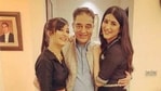 Kamal Haasan with daughters Shruti and Akshara.