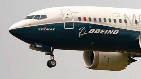 A Boeing 737 Max jet, piloted by Federal Aviation Administration (FAA) chief Steve Dickson, prepares to land following a test flight in Seattle.(File Photo / AP) A Boeing 737 Max jet, piloted by Federal Aviation Administration (FAA) chief Steve Dickson, prepares to land following a test flight in Seattle.(File Photo / AP)