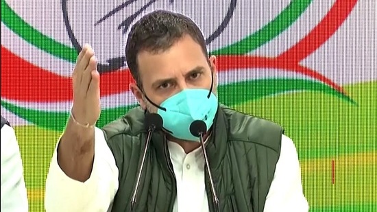 Congress leader Rahul Gandhi addresses a press conference in New Delhi on January 19. (ANI) Congress leader Rahul Gandhi addresses a press conference in New Delhi on January 19. (ANI)