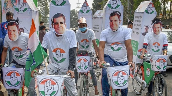 “I am thankful to all the parties who came together to save the culture and identity of Assam from the divisive politics of the BJP. Our alliance is confident of a win in the assembly polls,” said Jitendra Singh, Congress in-charge for Assam.(PTI)