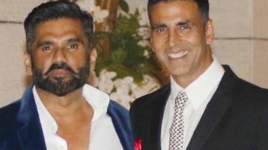 Suniel Shetty felt it was sweet of Akshay Kumar to call and reach out, “perhaps because we share a close relation”. (Yogen Shah) Suniel Shetty felt it was sweet of Akshay Kumar to call and reach out, “perhaps because we share a close relation”. (Yogen Shah)