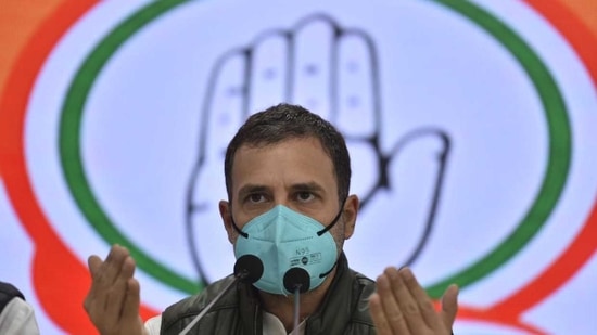 Rahul Gandhi said that China has a “clear strategic vision” but India doesn’t and China has twice tested India in Doklam and Ladakh(Sanjeev Verma)