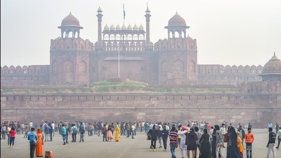 A view of Delhi’s Red Fort. (PTI) A view of Delhi’s Red Fort. (PTI)