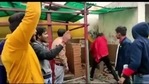 The group of men destroying a toilet complex in Saharanpur.(HT PHOTO) The group of men destroying a toilet complex in Saharanpur.(HT PHOTO)