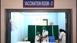 A Covid-19 vaccine shot being administered at Rajawadi Hospital in Mumbai on January 19. (Satish Bate/HT Photo) A Covid-19 vaccine shot being administered at Rajawadi Hospital in Mumbai on January 19. (Satish Bate/HT Photo)