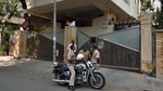 Mumbai Police personnel posted outside Bollywood actor Saif Ali Khan's residence in Bandra on Wednesday. (Satish Bate/HT Photo) Mumbai Police personnel posted outside Bollywood actor Saif Ali Khan's residence in Bandra on Wednesday. (Satish Bate/HT Photo)