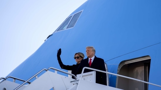 "It is my greatest honor and privilege to have been your president," Trump said. "We will be back in some form."(Bloomberg) "It is my greatest honor and privilege to have been your president," Trump said. "We will be back in some form."(Bloomberg)